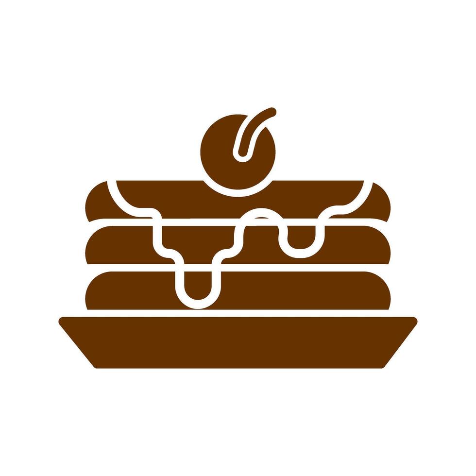 Pancakes Icon Design vector