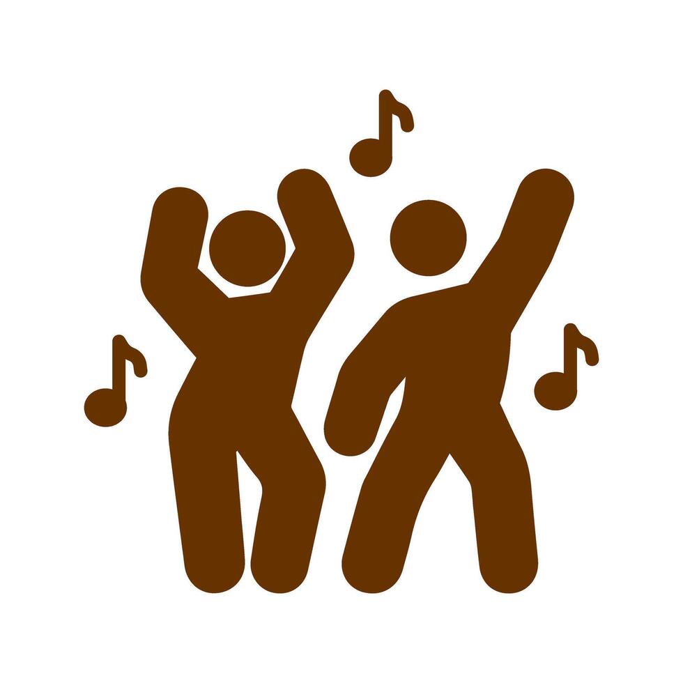 Music and Dance Icon Design vector