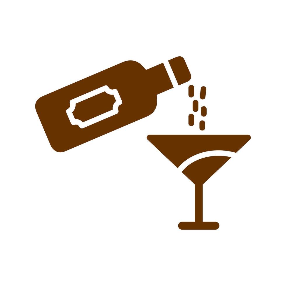 Wine Pour Icon Design vector