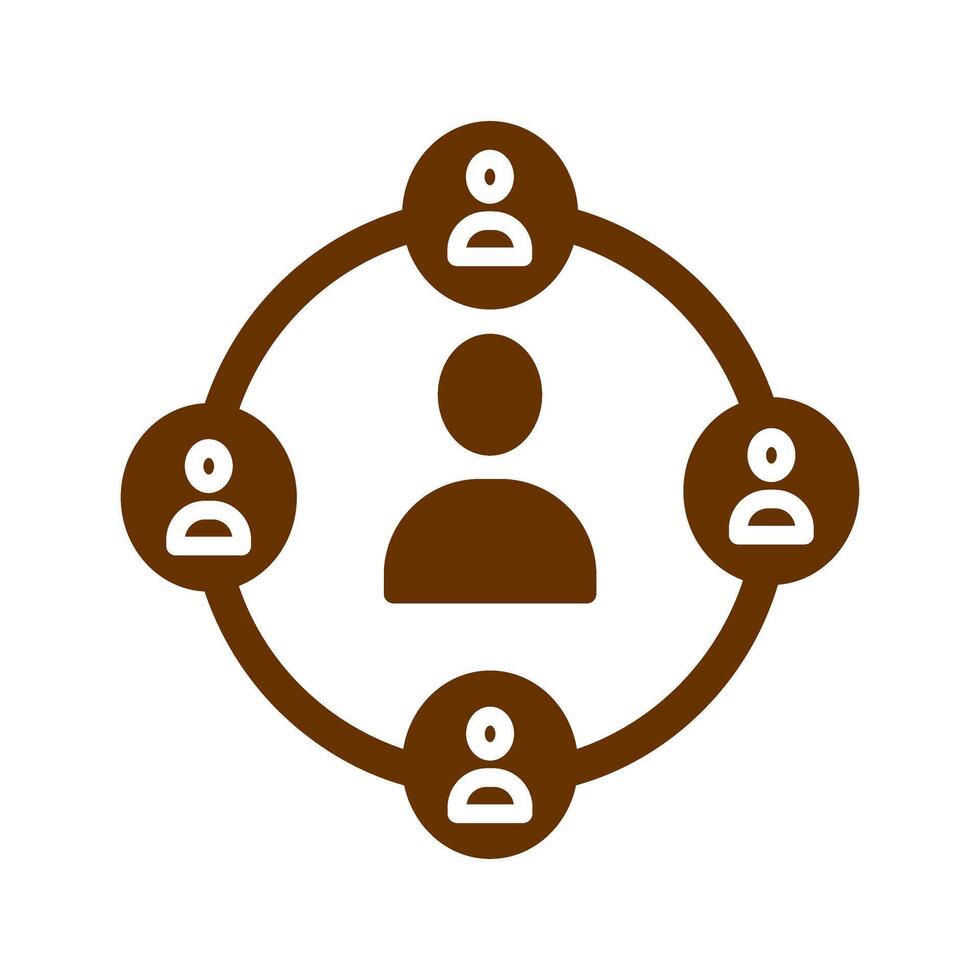 Networking Icon Design vector