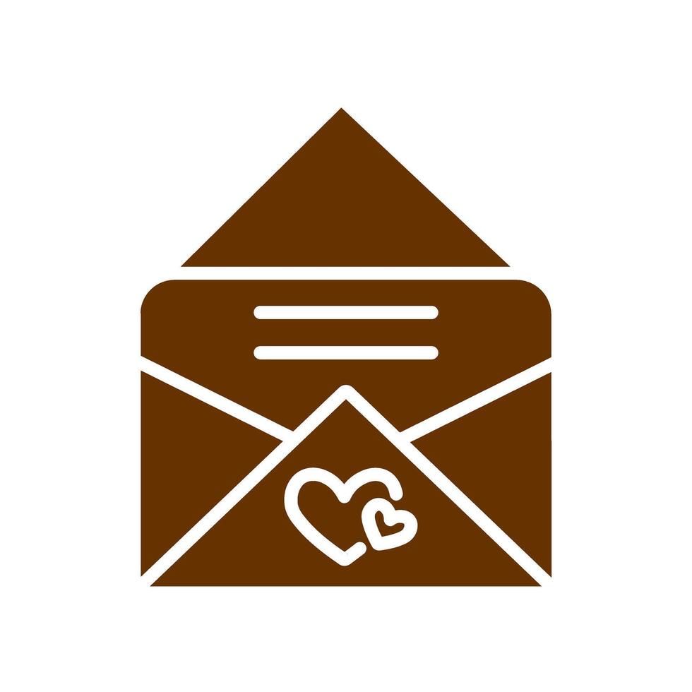 Love Letter Icon Design vector