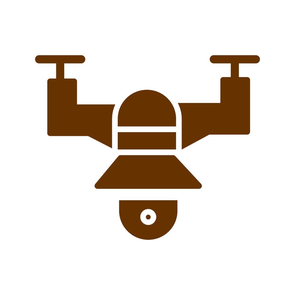 Drone Photography Icon Design vector