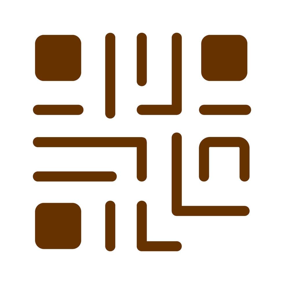 QR Code Icon Design vector