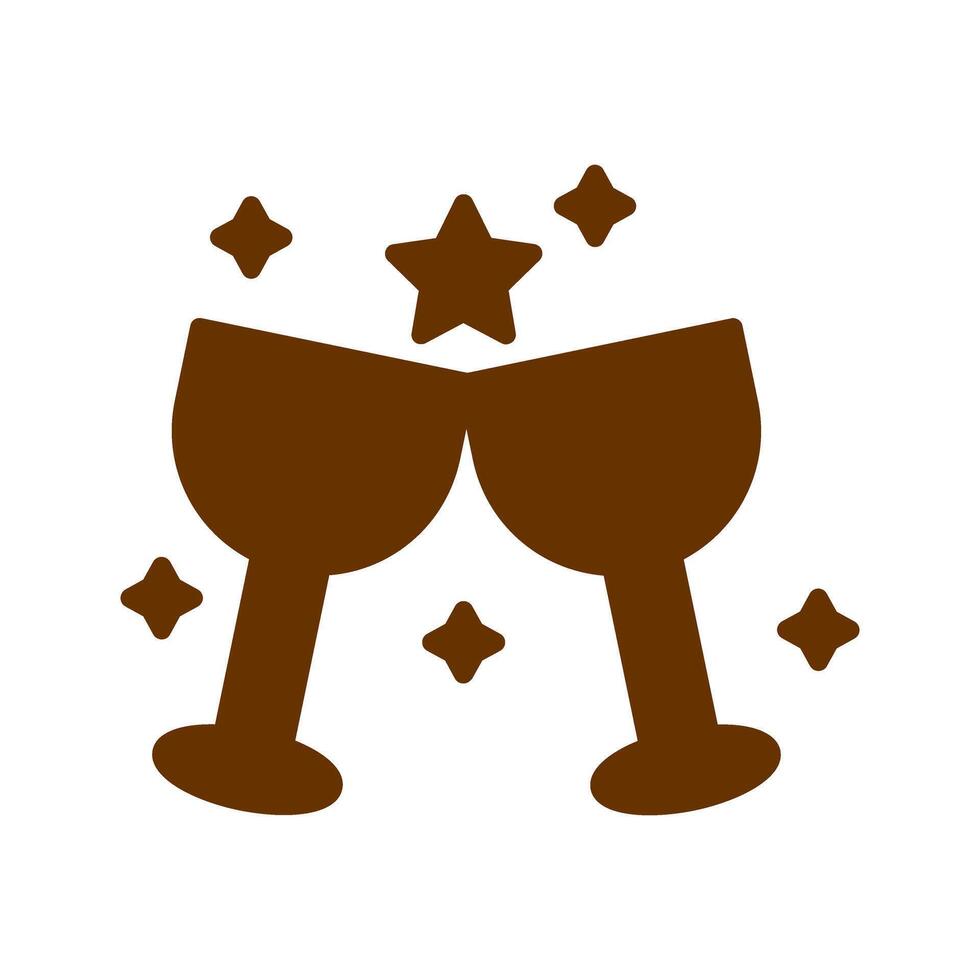 Wine Party Icon Design vector