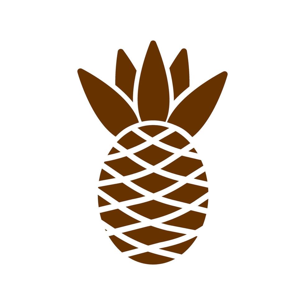 Pineapple Icon Design vector