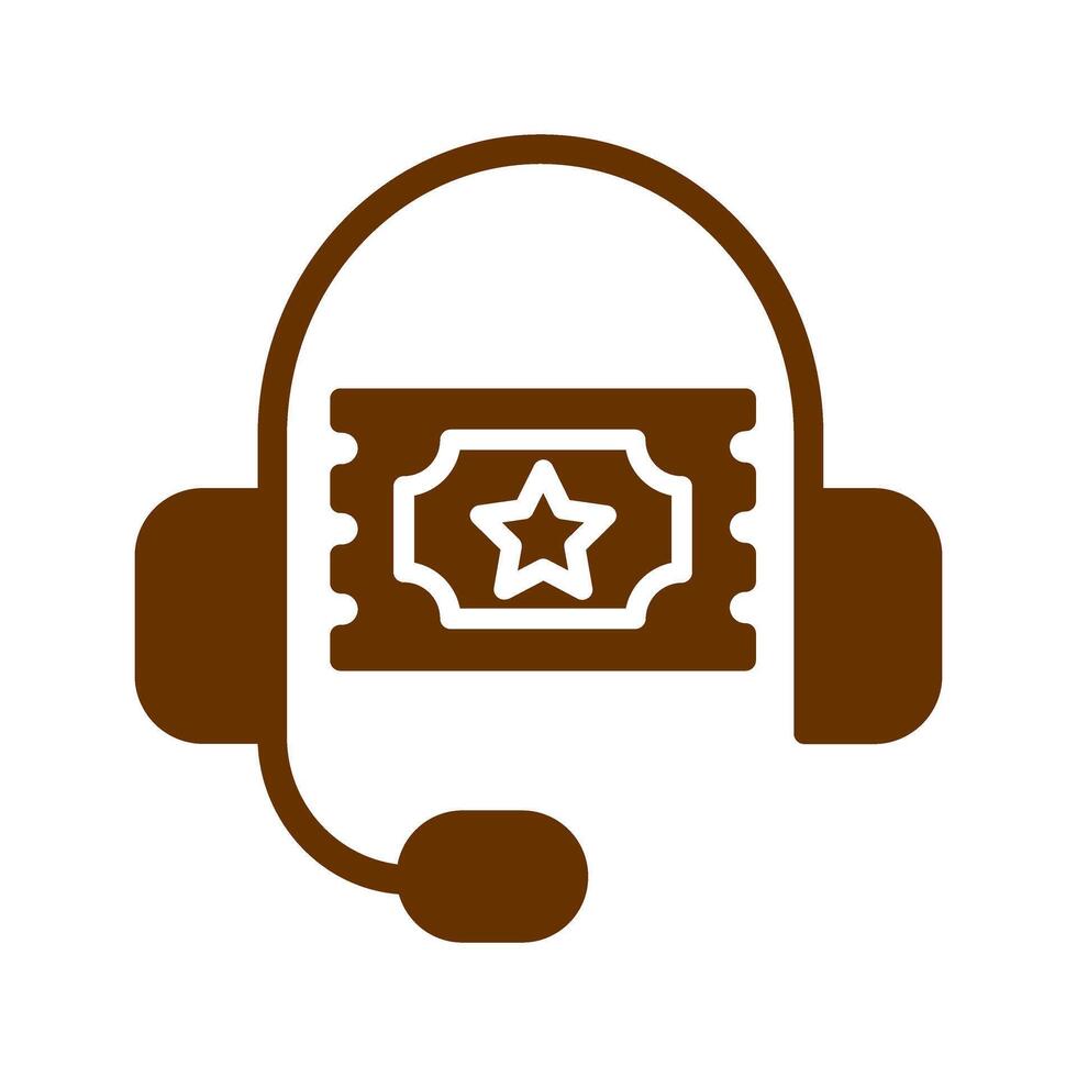 Support Ticket Icon Design vector