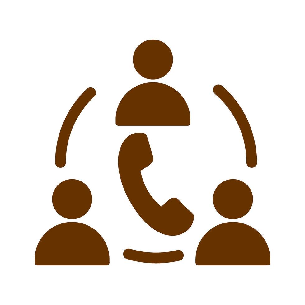 Contact Team Icon Design vector