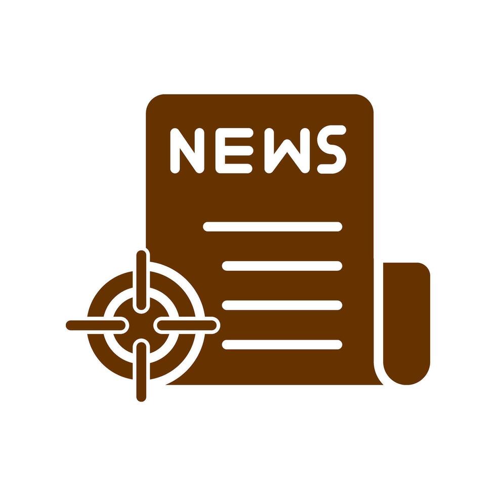 News Scoop Icon Design vector