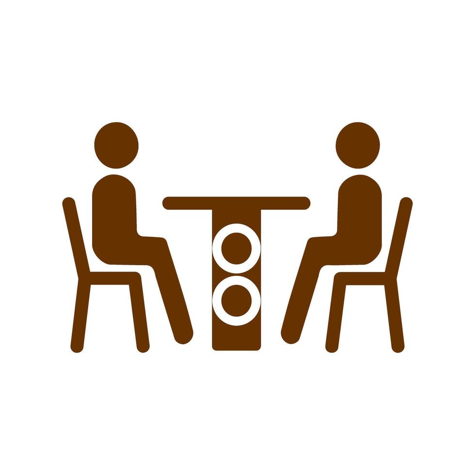 Family Dinner Icon Design vector