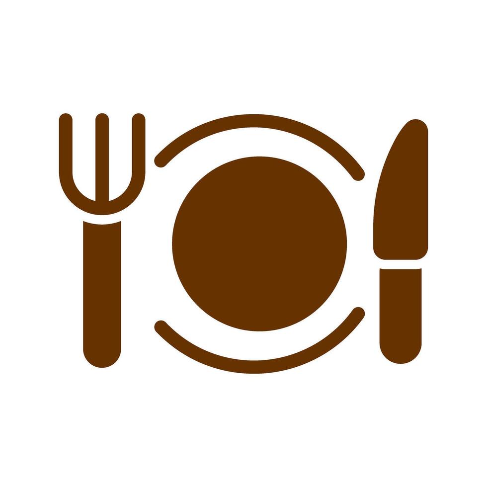 Special Meal Icon Design vector