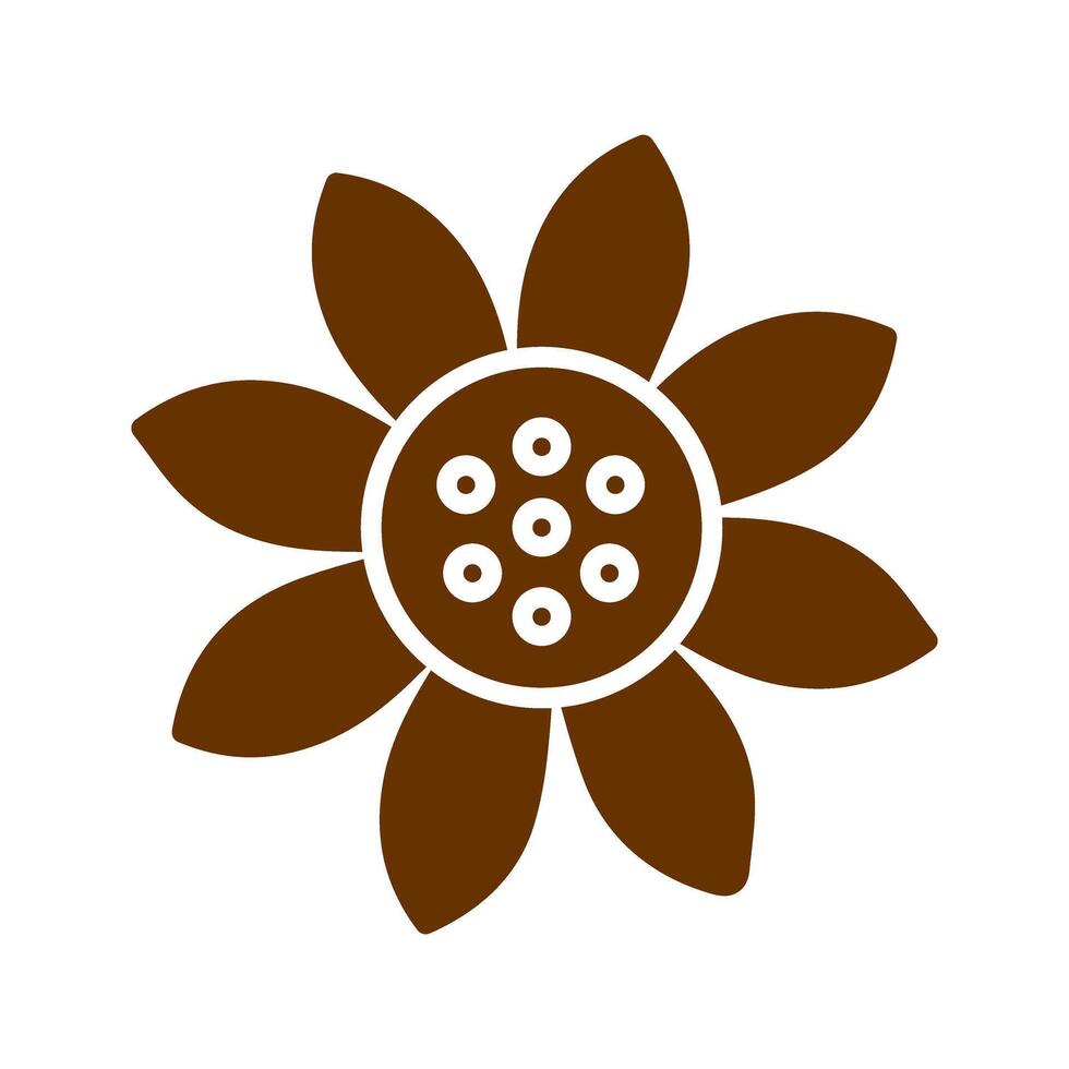 Sunflower Symbol Icon Design vector