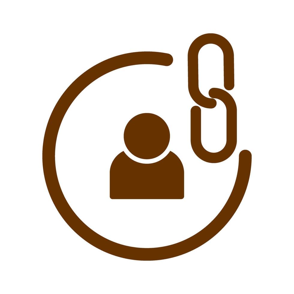 Contact Links Icon Design vector