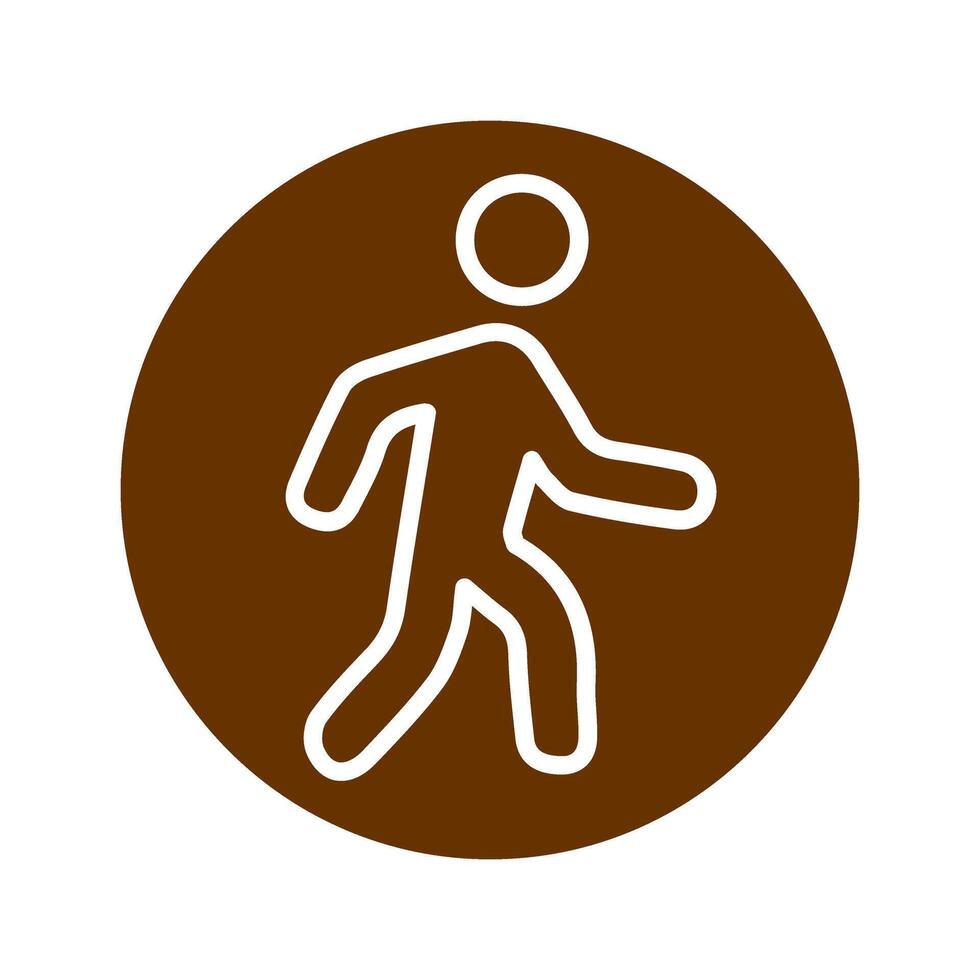 Person Walking Icon Design vector