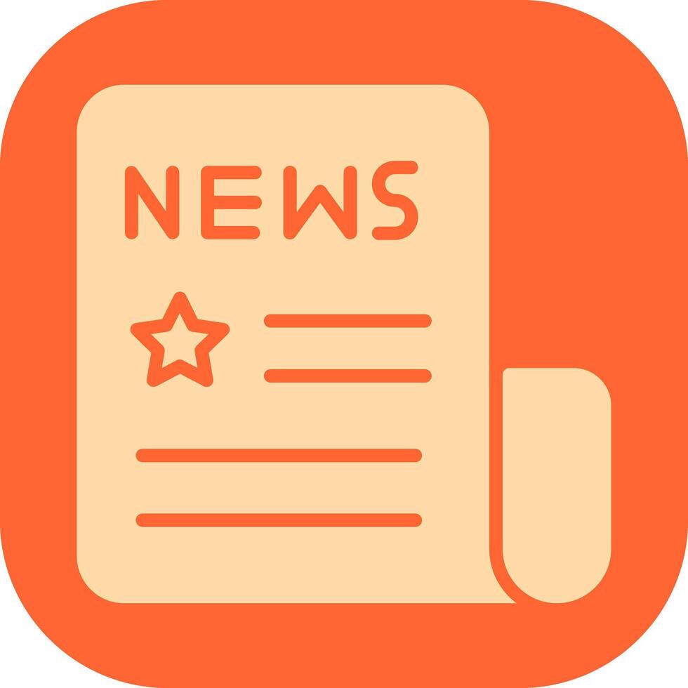 News Headlines Icon Design vector