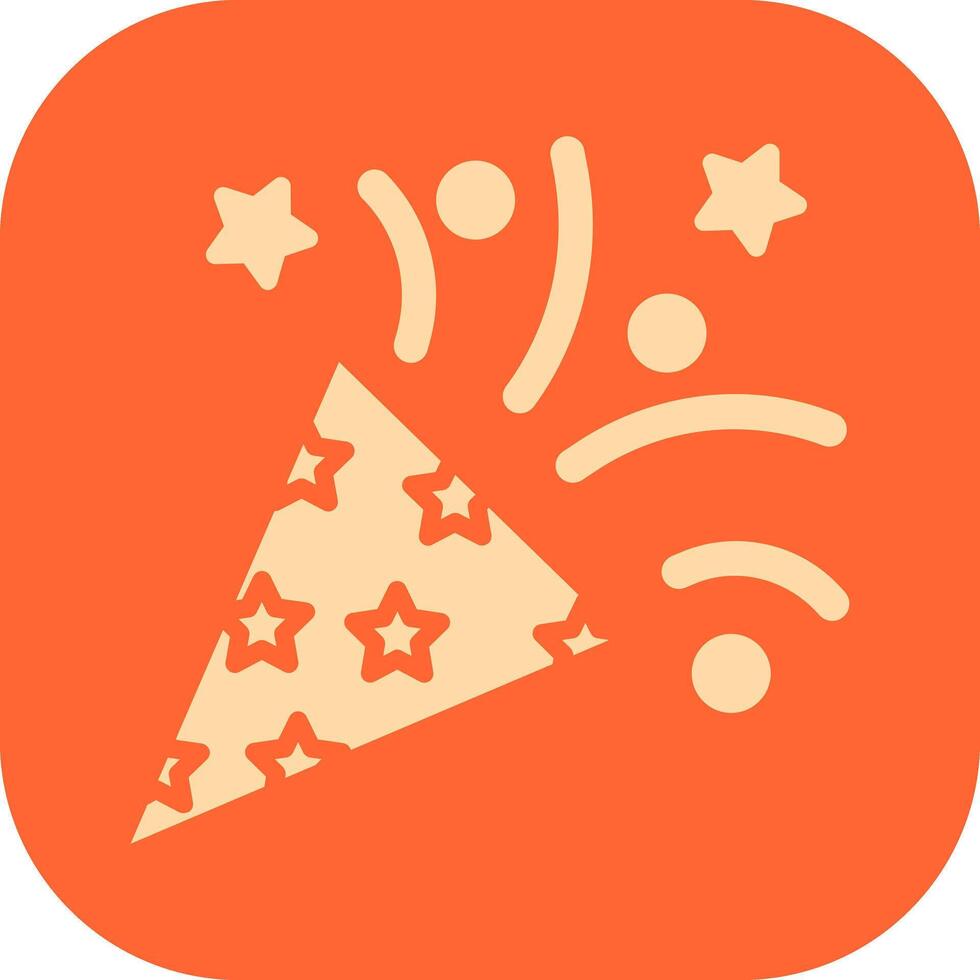 Confetti Icon Design vector