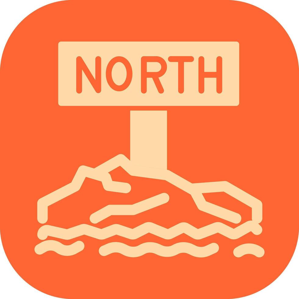 Northpole Icon Design vector