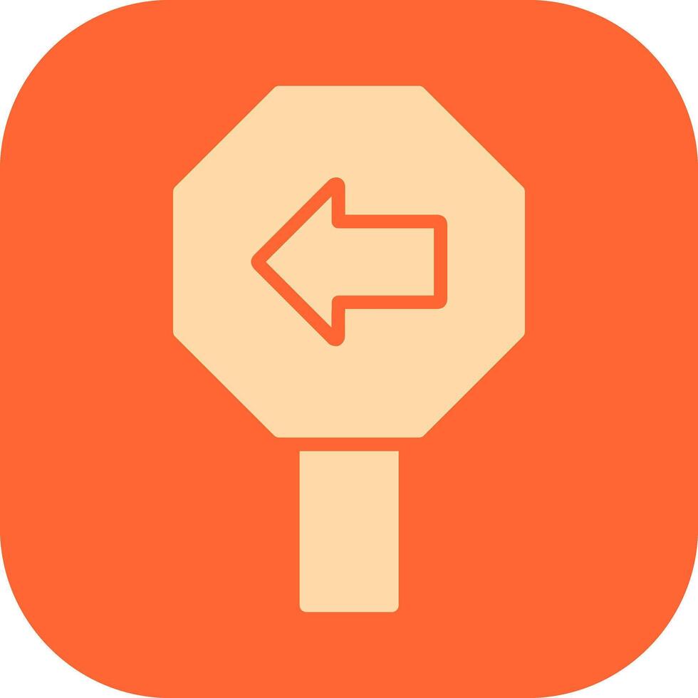 Left Arrow Icon Design vector