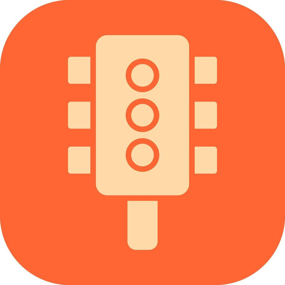 Traffic Light Icon Design vector