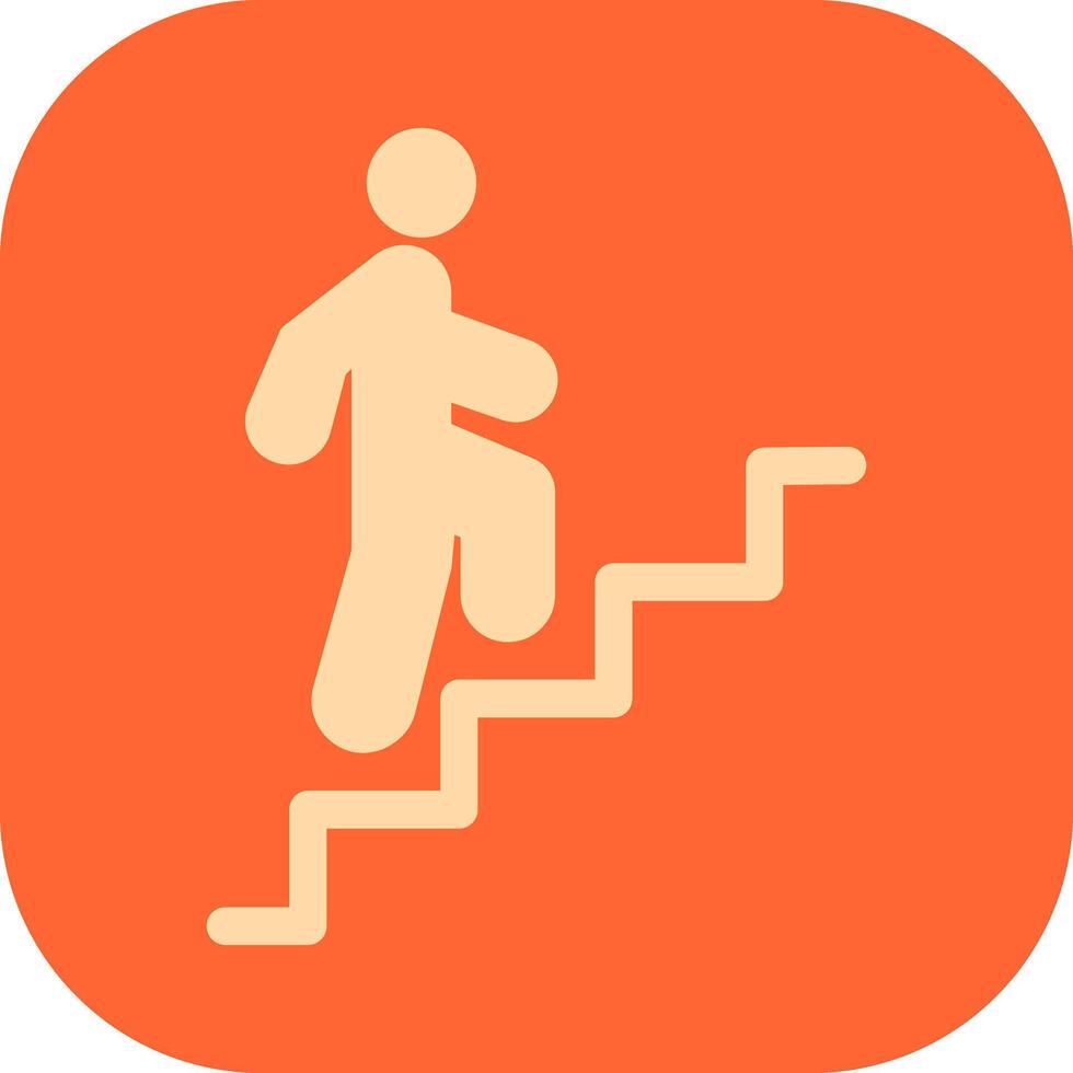 Career Ladder Icon Design vector