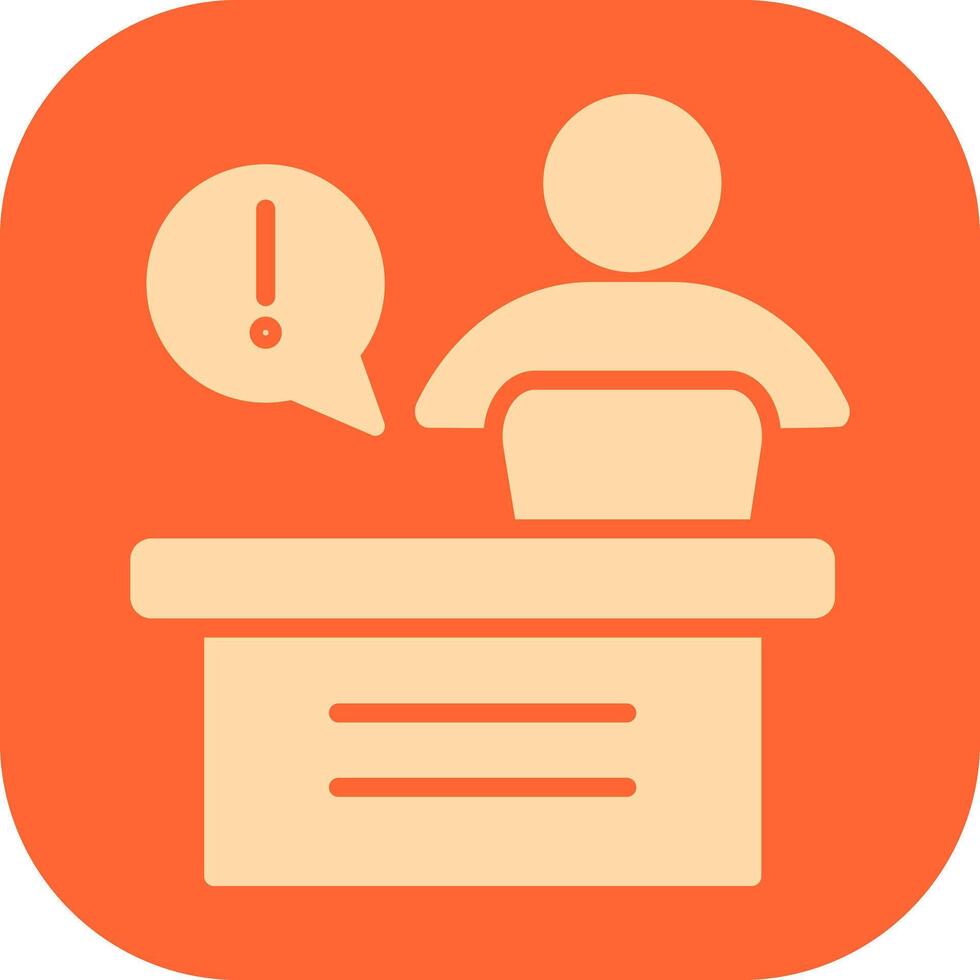 Service Desk Icon Design vector