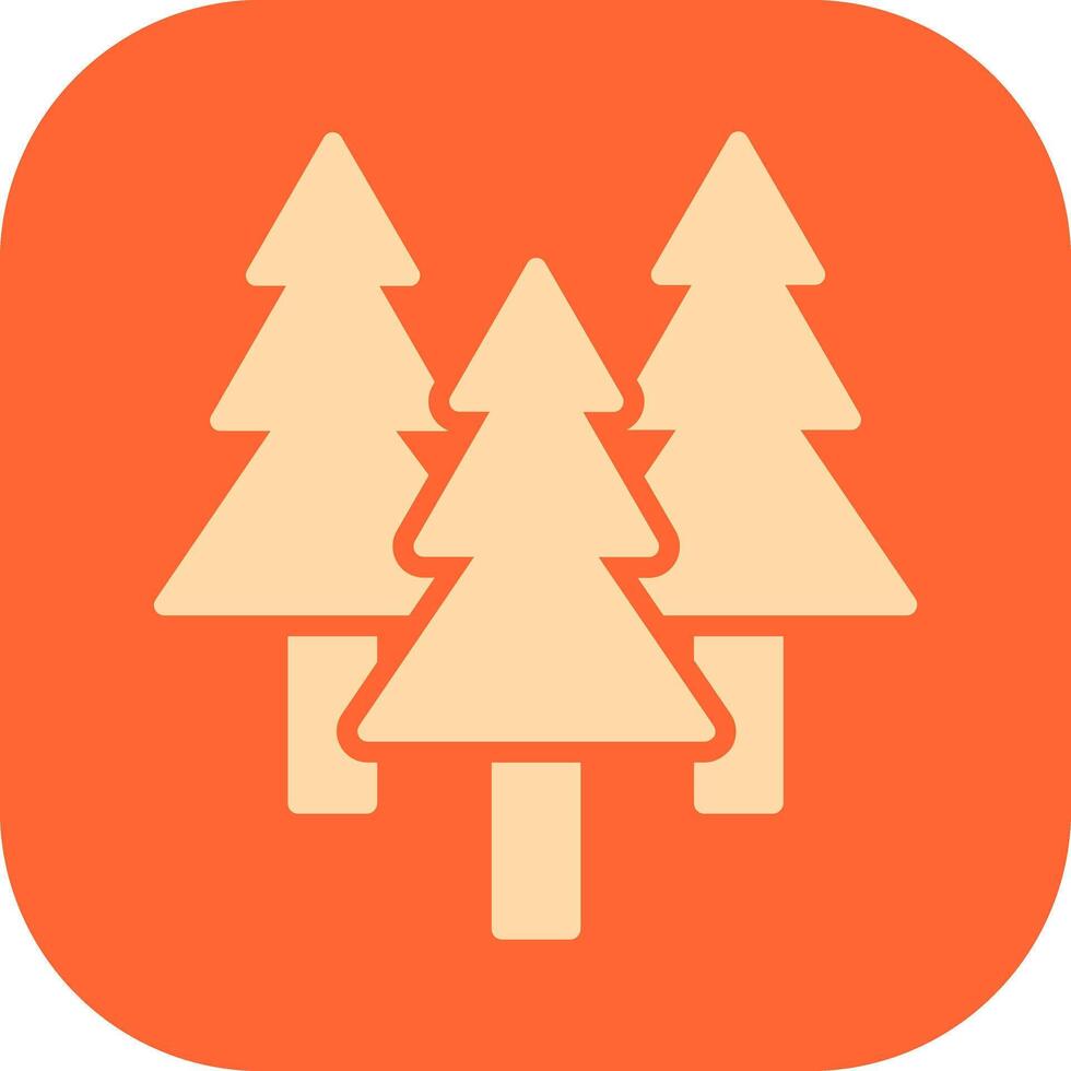 Evergreen Tree Icon Design vector