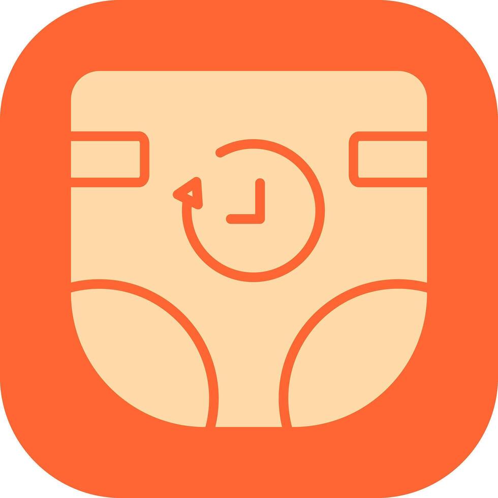 Diaper Duty Icon Design vector