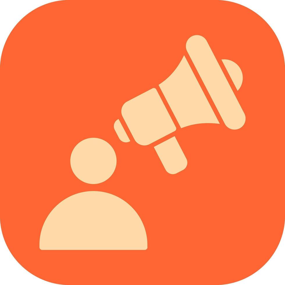 Advertiser Icon Design vector