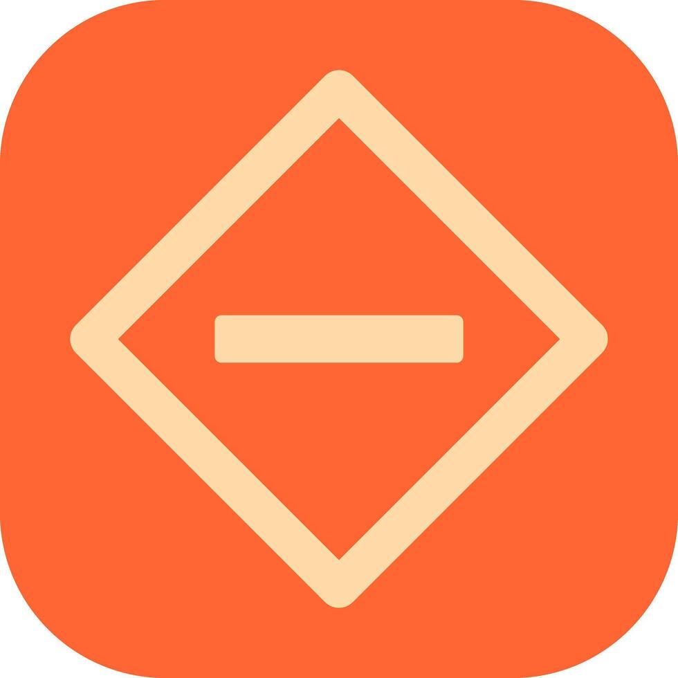 Minus Sign Icon Design vector