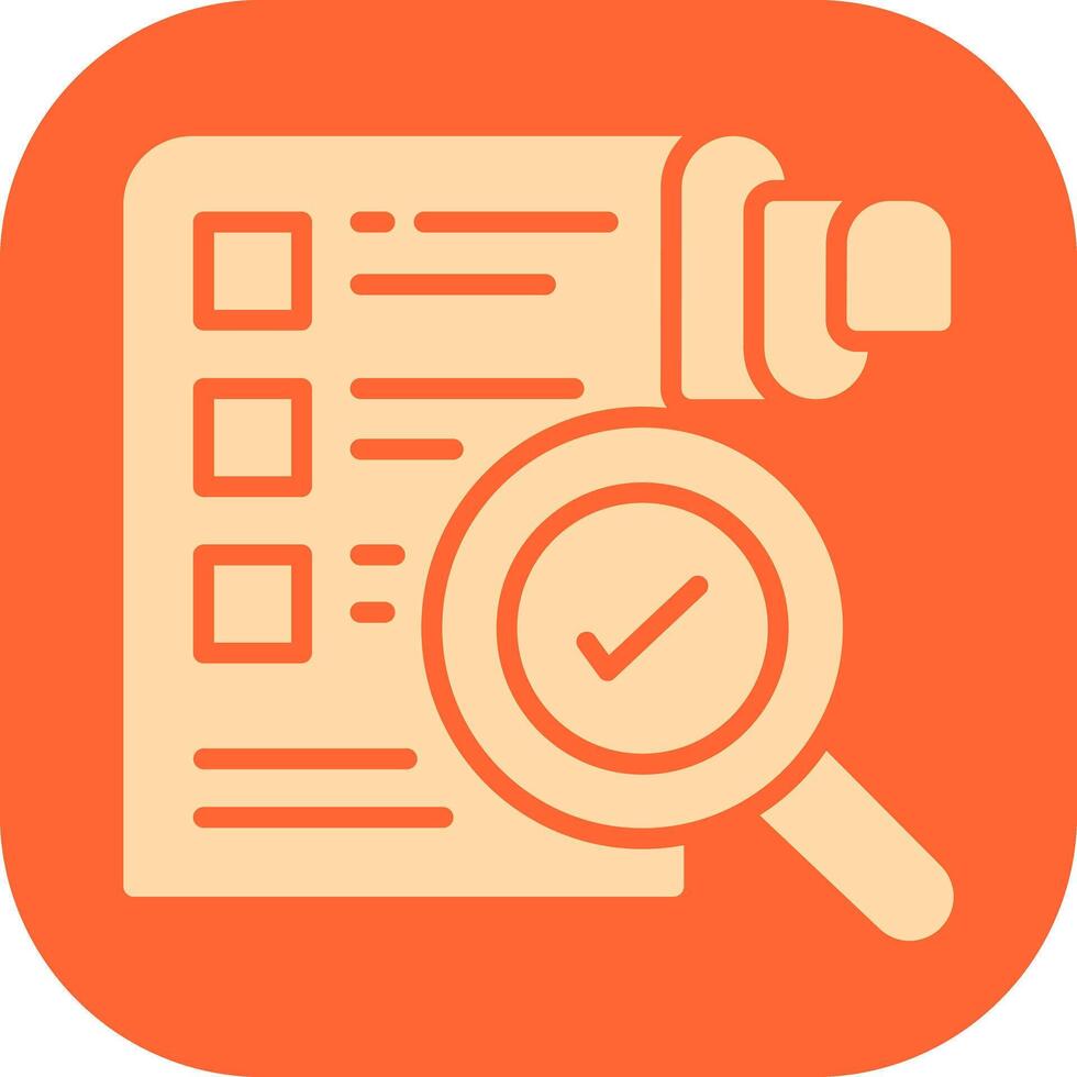 Profile Evaluation Icon Design vector