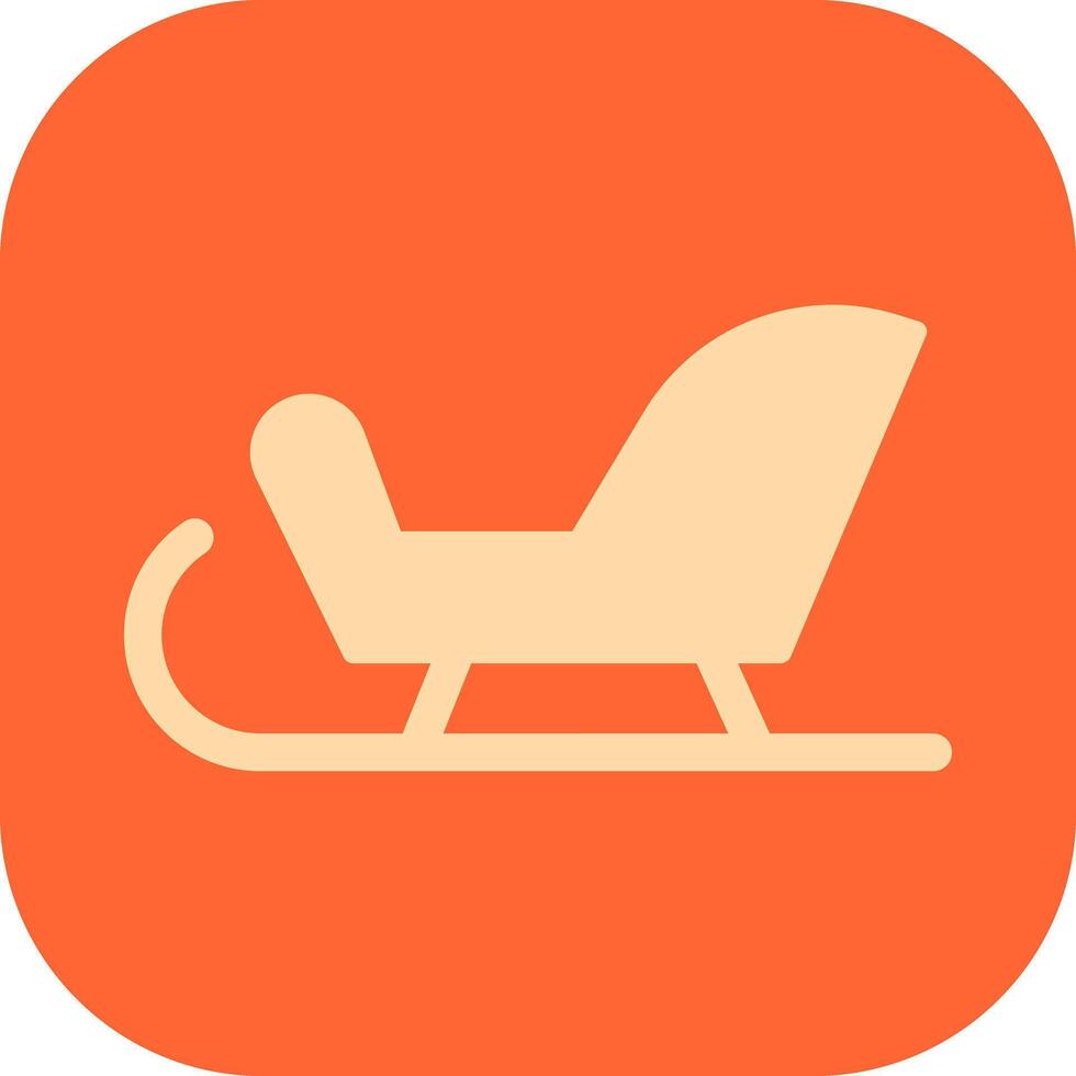 Sleigh Icon Design vector