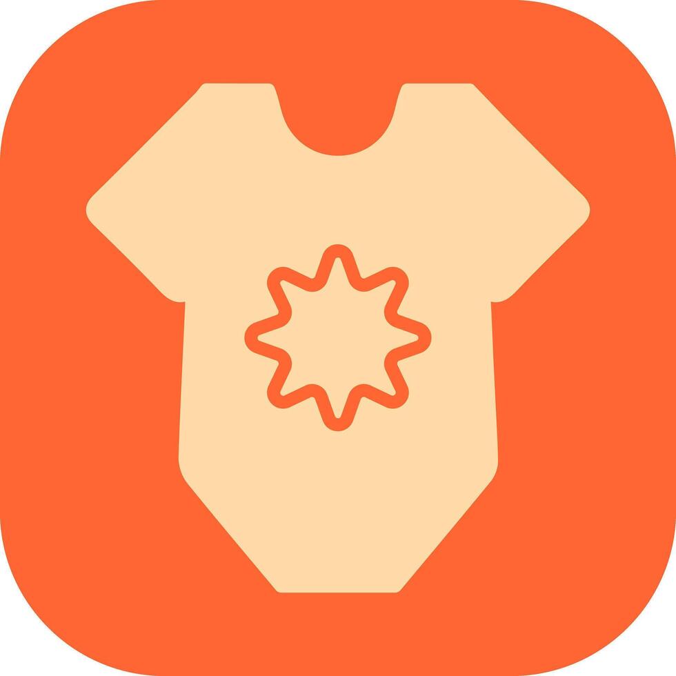 Adorable Onesies Icon Design vector