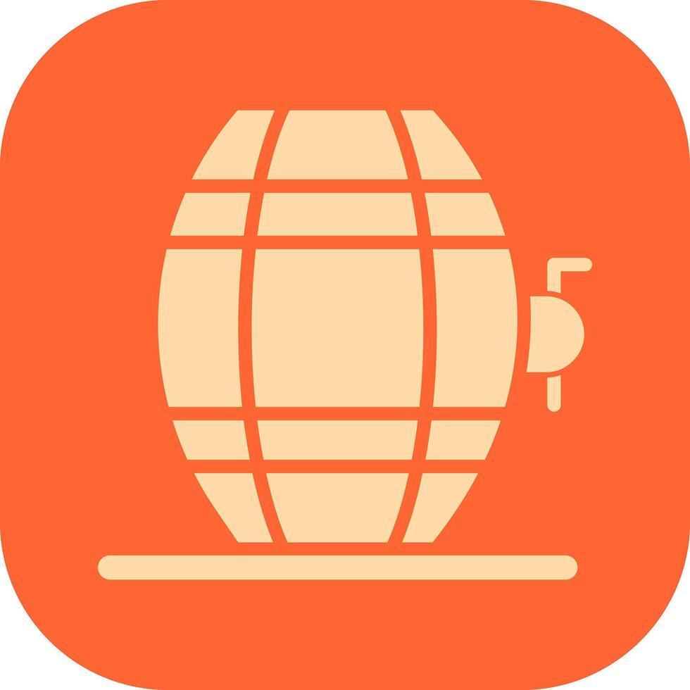 Wine Barrel Rack Icon Design vector