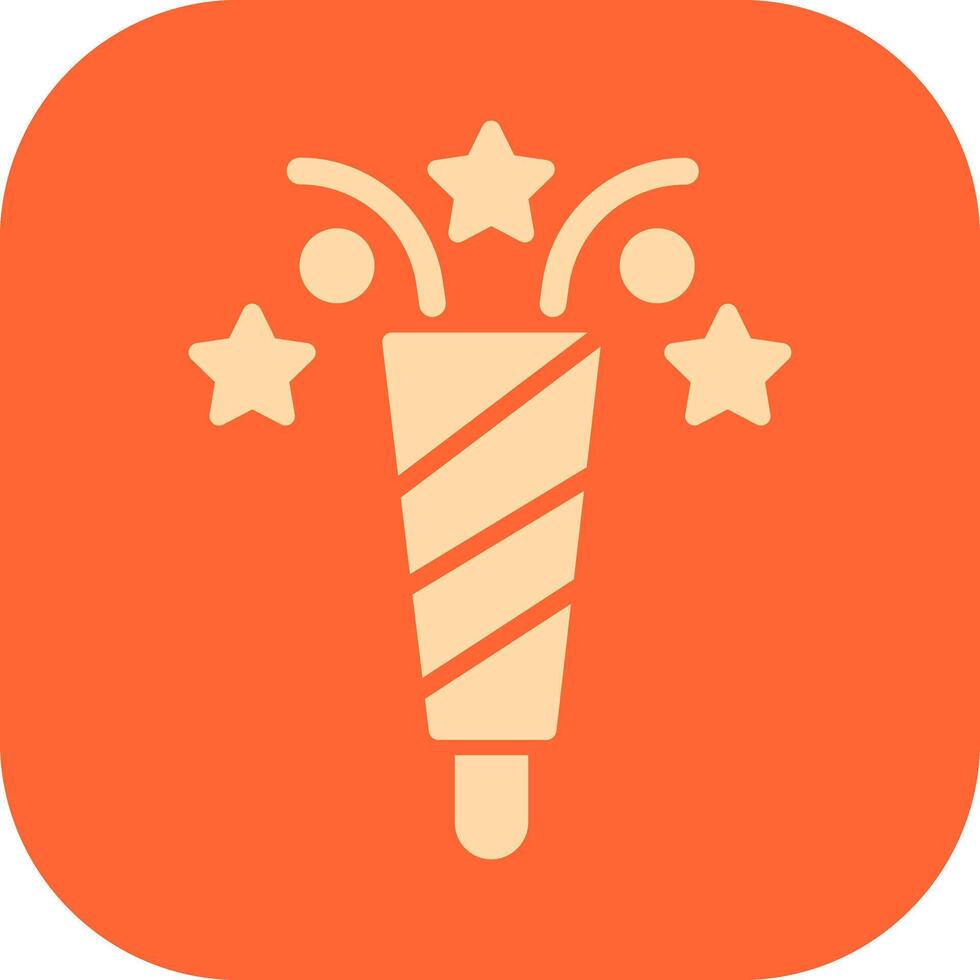 Popper Icon Design vector