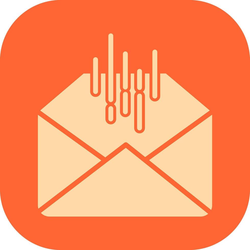 Mail Sorting Icon Design vector