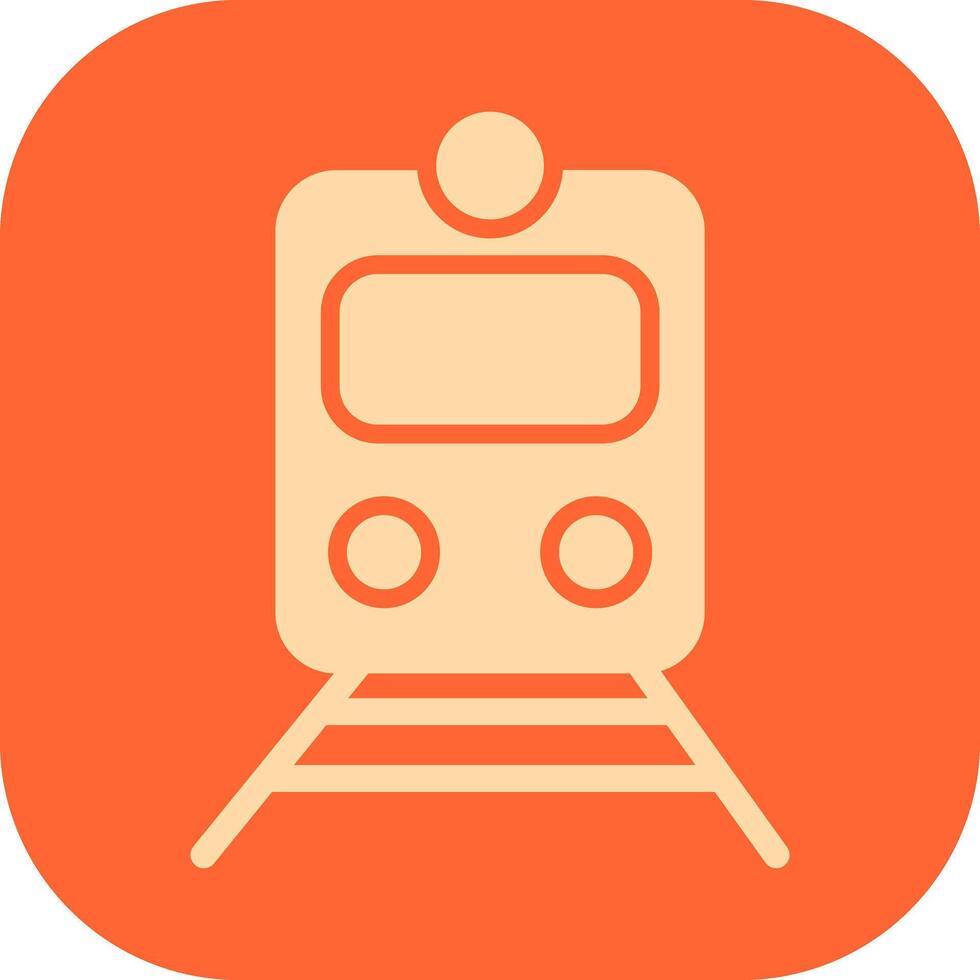 Railway Car Icon Design vector