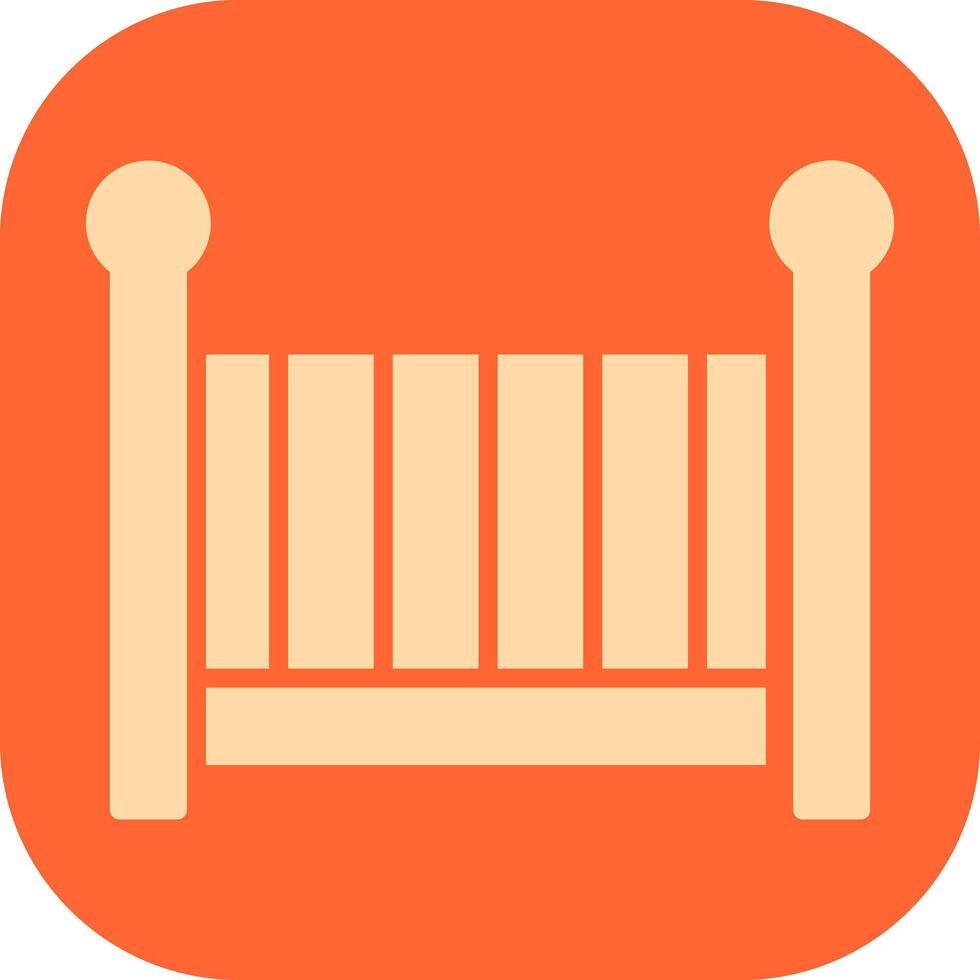 Nursery Cots Icon Design vector