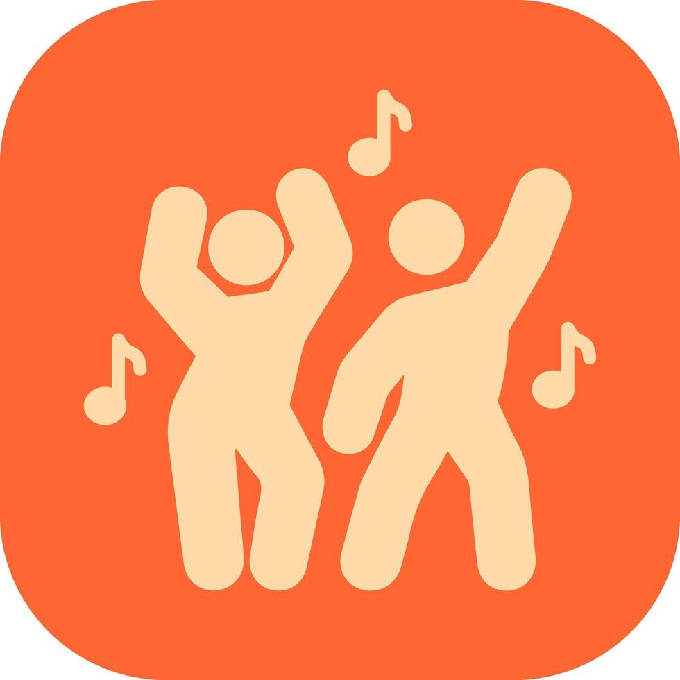 Music and Dance Icon Design vector