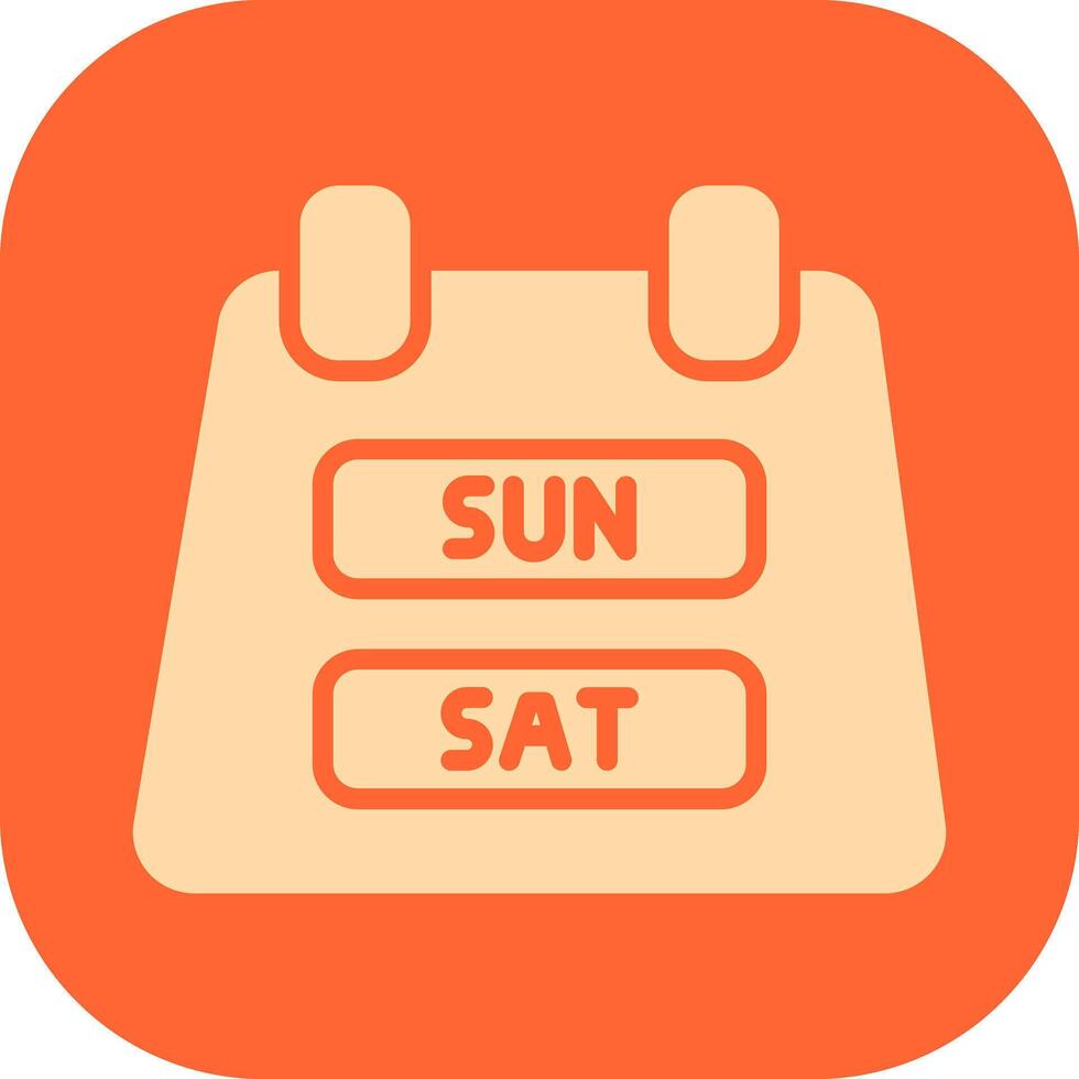 Weekend Getaway Icon Design vector