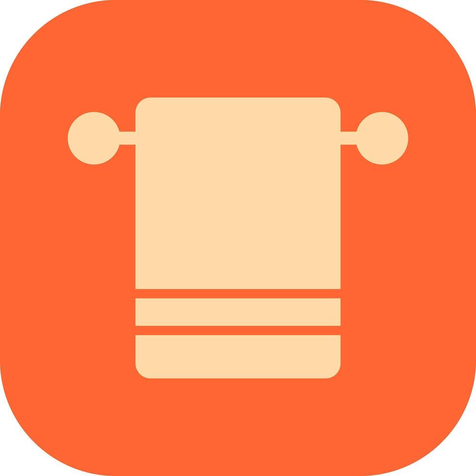 Bath Towels Icon Design vector