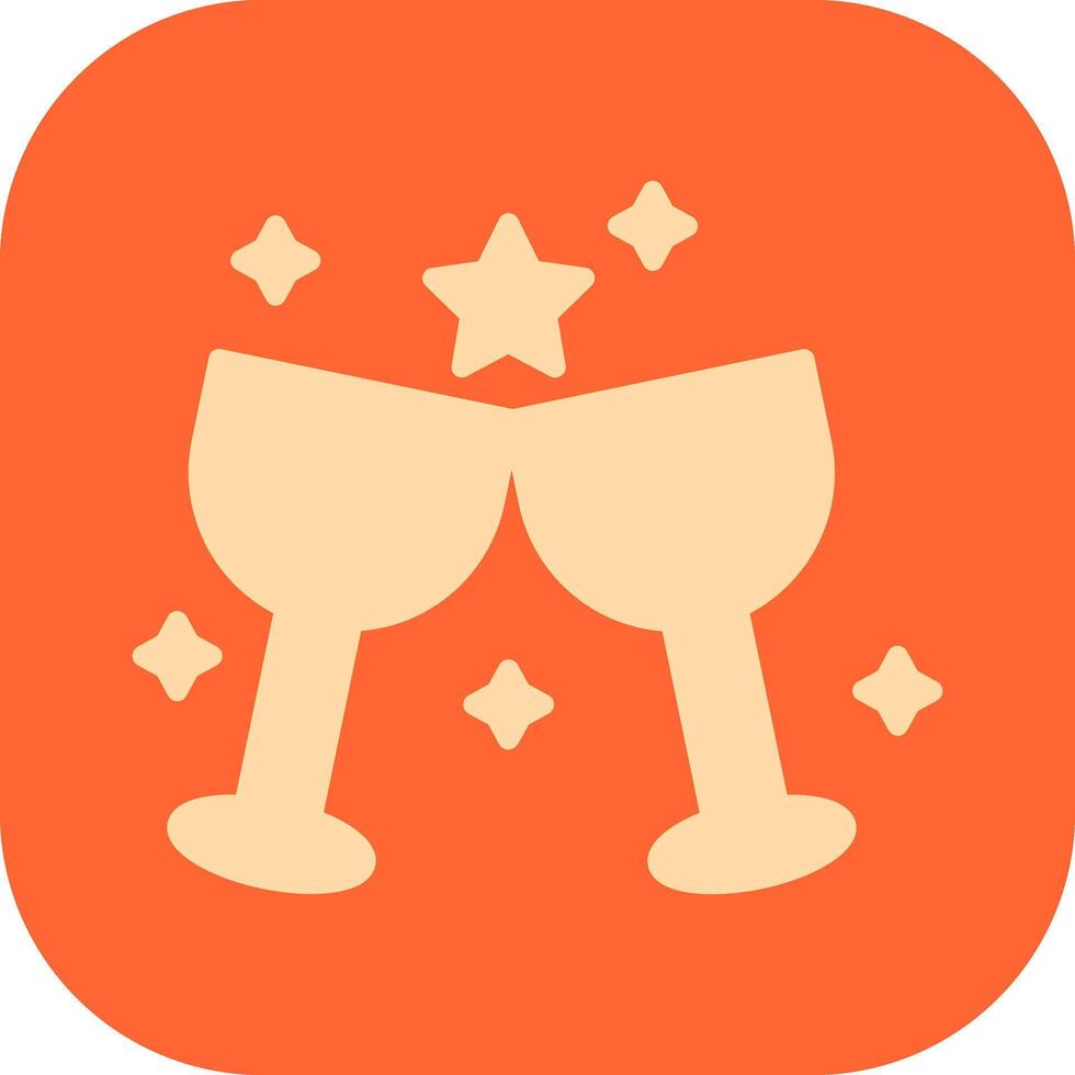 Wine Party Icon Design vector