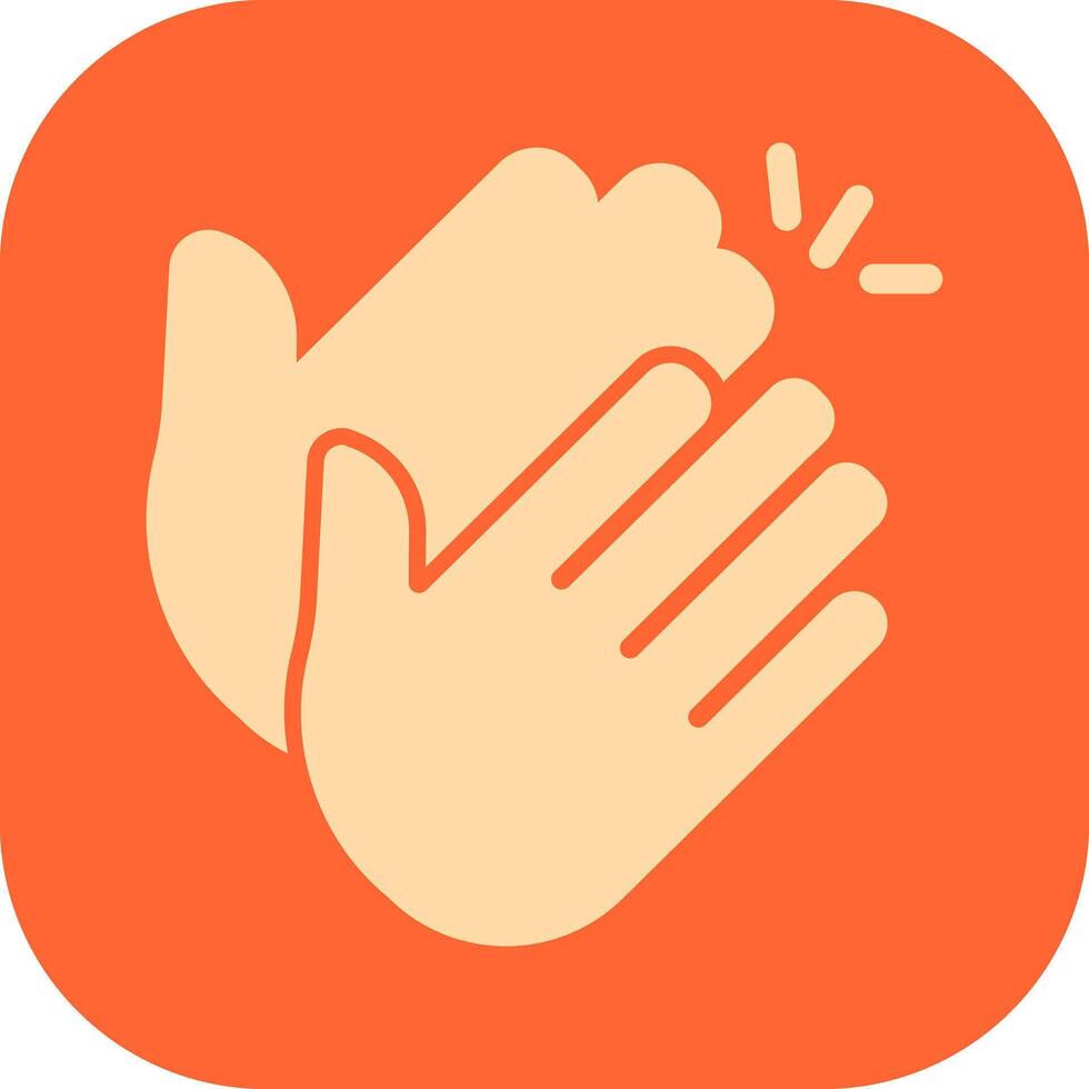 Clapping Hands Icon Design vector