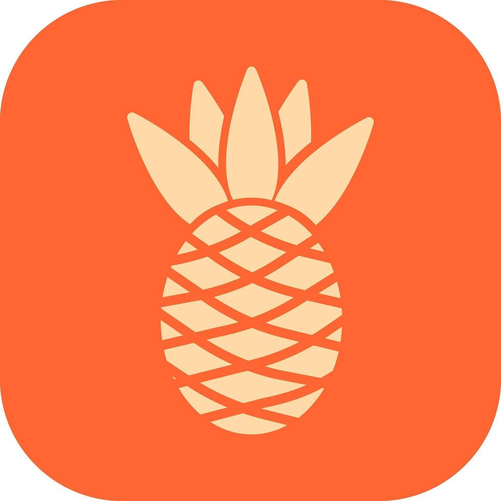 Pineapple Icon Design vector