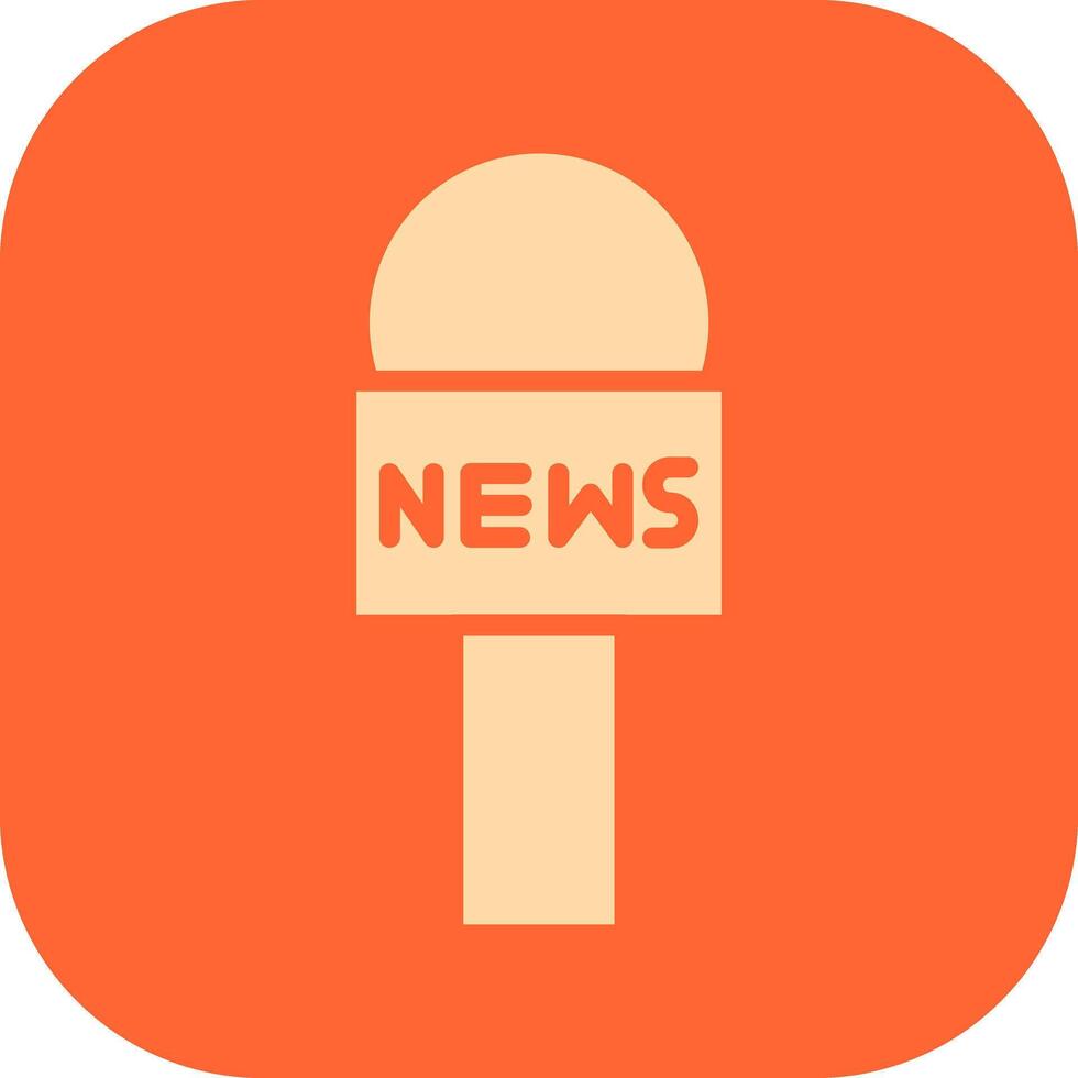 News Microphone Icon Design vector