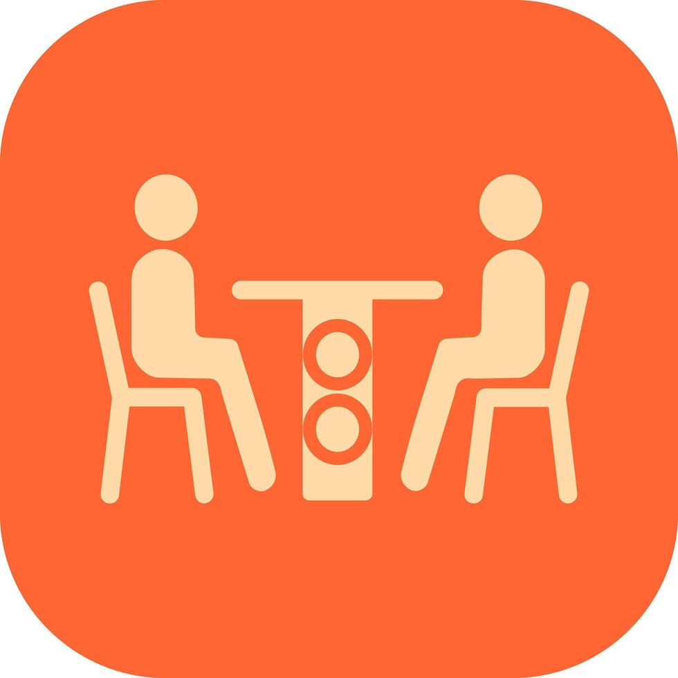 Family Dinner Icon Design vector