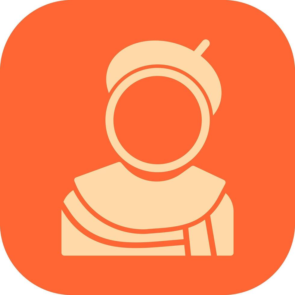 Caricature Artist Icon Design vector