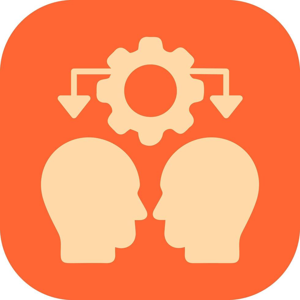 Conflict Management Icon Design vector