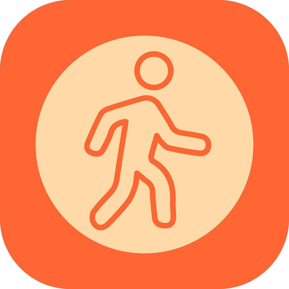 Person Walking Icon Design vector