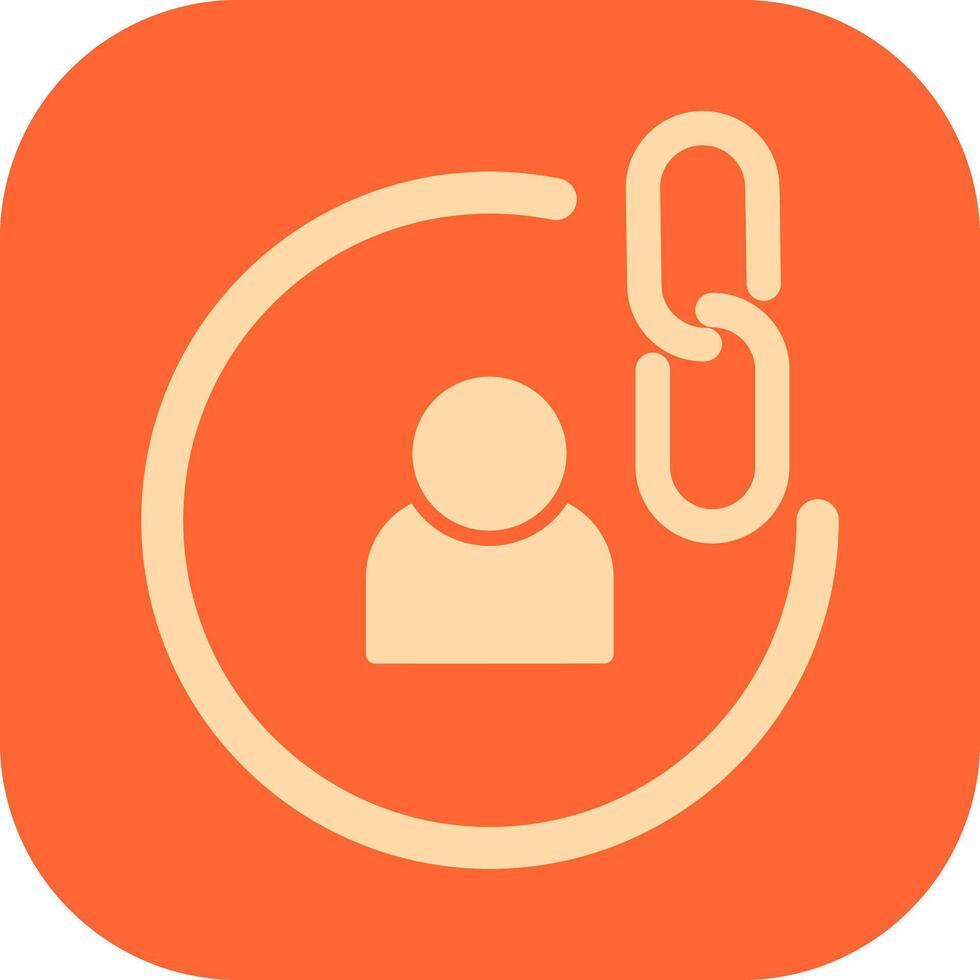 Contact Links Icon Design vector