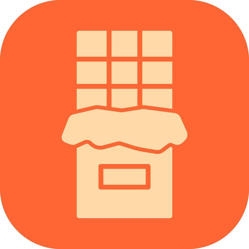 Chocolate Bar Icon Design vector