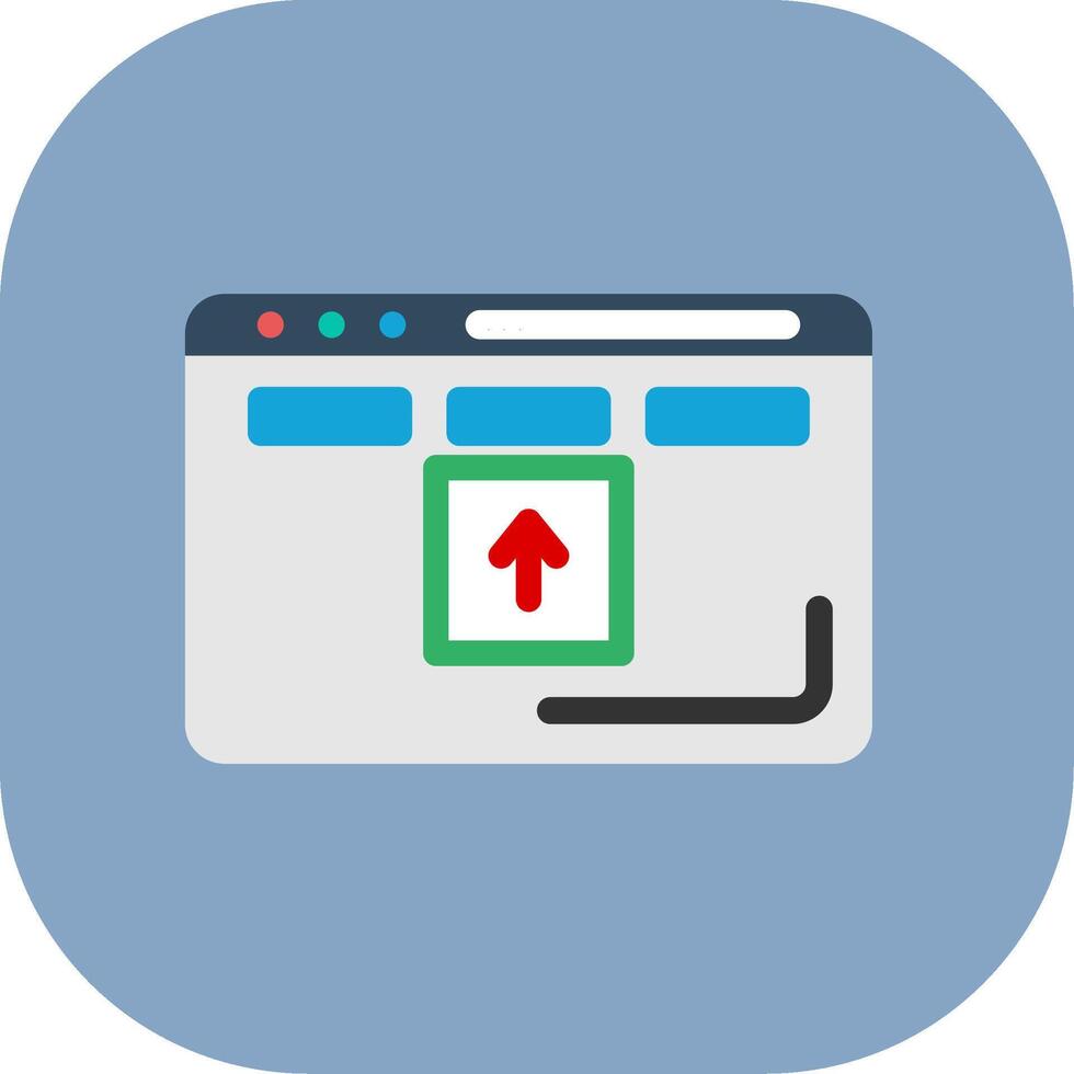 Drag And Drop Colorful Icon Style vector
